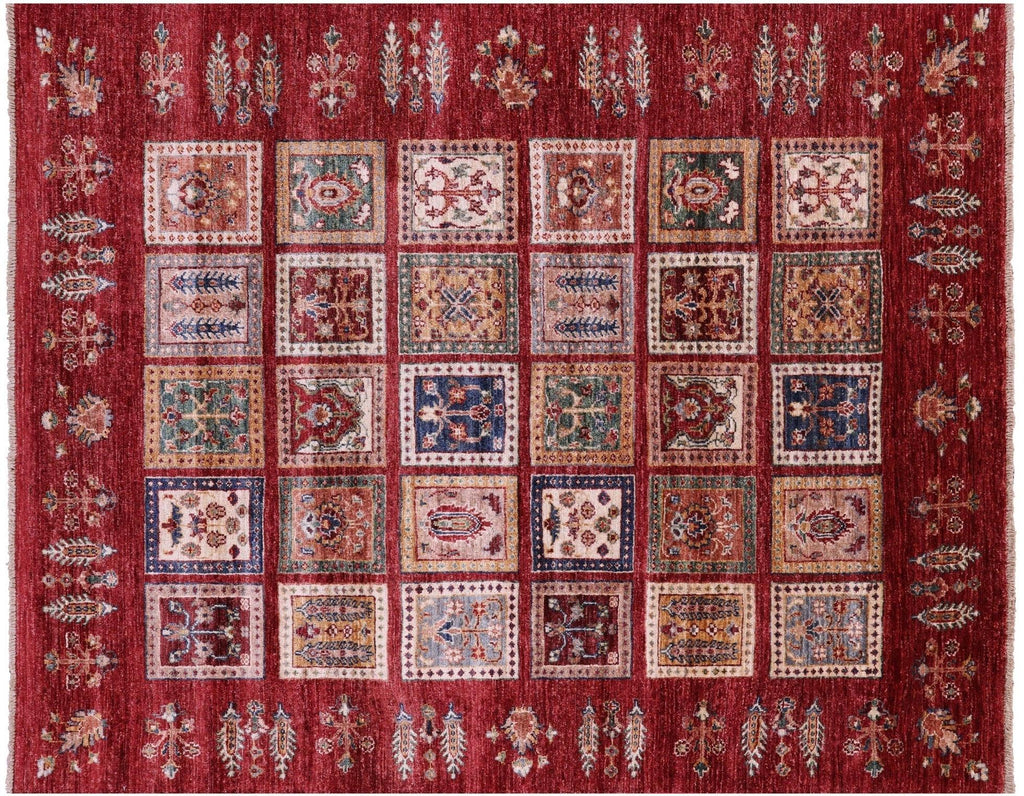 Hand-Knotted Persian Garden Design Wool Rug - Manhattan Rugs