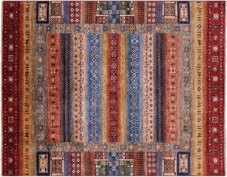 Persian Gabbeh Tribal Hand Knotted Wool Rug - Manhattan Rugs