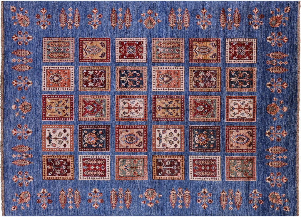 Persian Garden Design Hand-Knotted Wool Rug - Manhattan Rugs