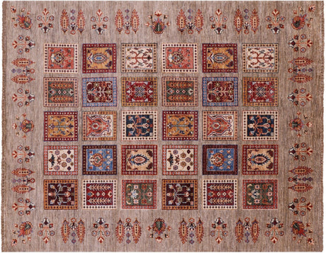 Hand-Knotted Persian Garden Design Rug - Manhattan Rugs