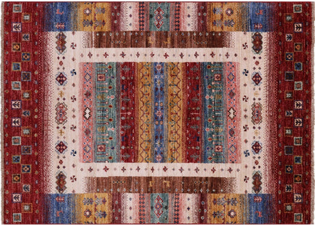 Persian Gabbeh Tribal Handmade Wool Rug - Manhattan Rugs