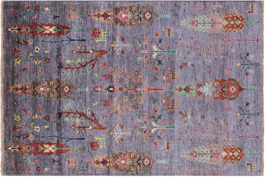Persian Gabbeh Tribal Hand-Knotted Wool Rug - Manhattan Rugs