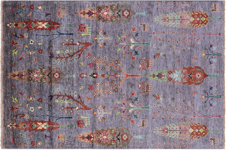 Persian Gabbeh Tribal Hand-Knotted Wool Rug - Manhattan Rugs