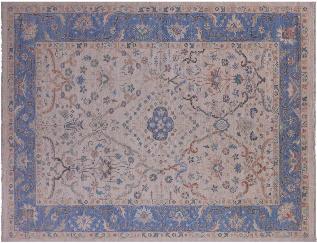 Turkish Oushak Hand Knotted Wool Rug - Manhattan Rugs