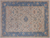 Ivory 9' 1" X 11' 11" Turkish Oushak Hand Knotted Wool Rug - Q18390