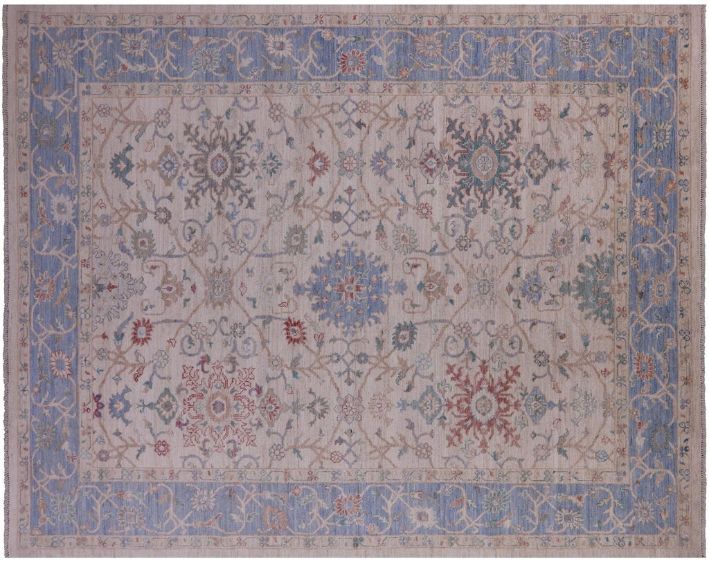 Turkish Oushak Handmade Wool Rug - Manhattan Rugs