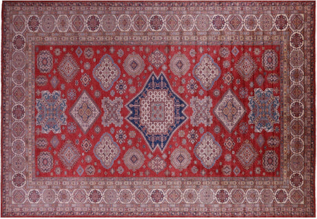 Super Kazak Hand-Knotted Wool Rug - Manhattan Rugs