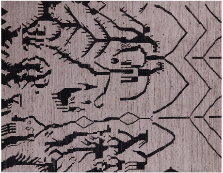 Moroccan Hand-Knotted Wool On Wool Rug - Manhattan Rugs