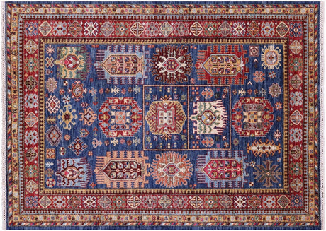 Super Kazak Hand-Knotted Wool Rug - Manhattan Rugs