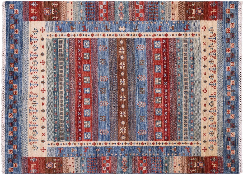 Persian Gabbeh Tribal Handmade Rug - Manhattan Rugs