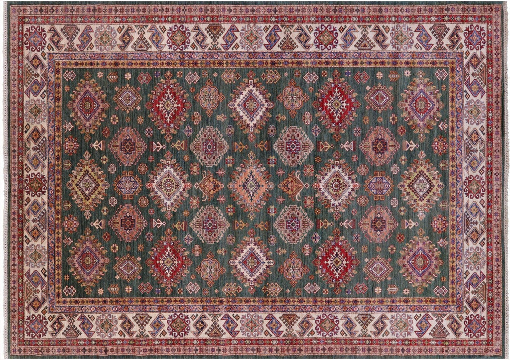 Super Kazak Handmade Wool Rug - Manhattan Rugs