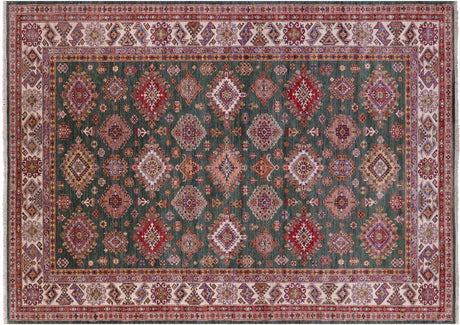 Super Kazak Handmade Wool Rug - Manhattan Rugs