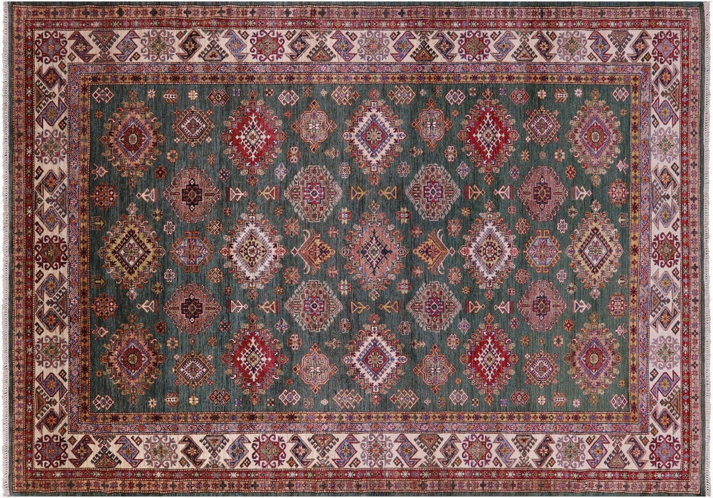 Super Kazak Hand Knotted Wool Rug - Manhattan Rugs
