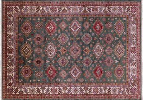 Super Kazak Hand Knotted Wool Rug - Manhattan Rugs