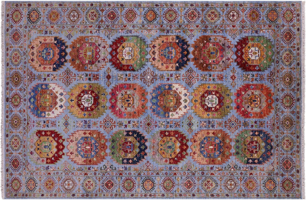 Hand-Knotted Fine Turkmen Wool Rug - Manhattan Rugs