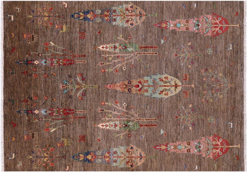 Tribal Persian Gabbeh Handmade Wool Rug - Manhattan Rugs