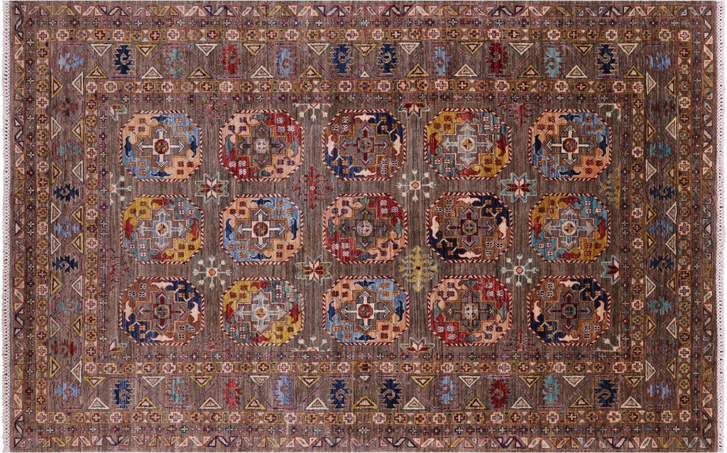 Handmade Super Turkmen Ersari Wool Rug - Manhattan Rugs