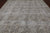 SUPER SALE Ivory Hand Knotted Persian Vintage White Wash Rug 9' 8" X 12' 6" - Q18497
