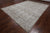 SUPER SALE Ivory Hand Knotted Persian Vintage White Wash Rug 9' 8" X 12' 6" - Q18497
