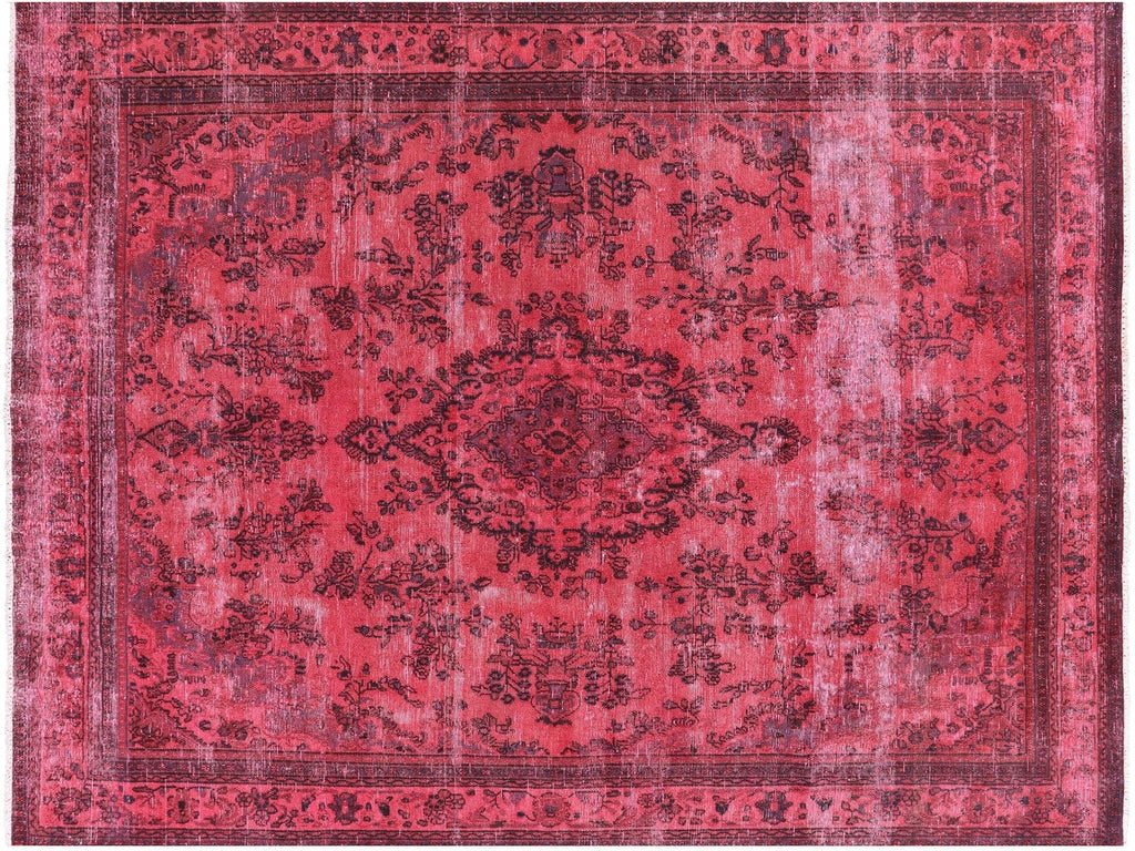 Persian Overdyed Hand-Knotted Wool Rug - Manhattan Rugs
