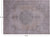 SUPER SALE Ivory 8' 10" X 12' 0" Persian Vintage White Wash Hand Knotted Rug - Q18528