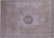 SUPER SALE Ivory 7' 11" X 11' 6" Persian Vintage White Wash Hand Knotted Rug - Q18534