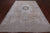SUPER SALE Ivory 7' 11" X 11' 6" Persian Vintage White Wash Hand Knotted Rug - Q18534