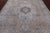 SUPER SALE Ivory 7' 11" X 11' 6" Persian Vintage White Wash Hand Knotted Rug - Q18534