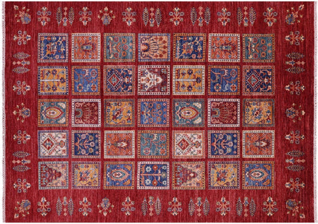 Persian Garden Design Hand-Knotted Wool Rug - Manhattan Rugs