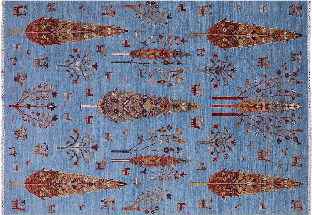 Tribal Persian Gabbeh Hand Knotted Wool Rug - Manhattan Rugs