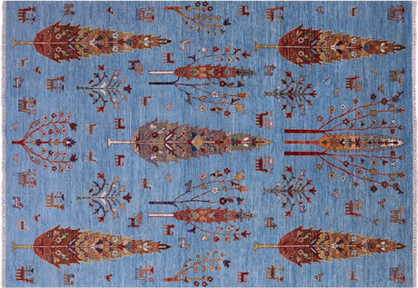 Tribal Persian Gabbeh Hand Knotted Wool Rug - Manhattan Rugs