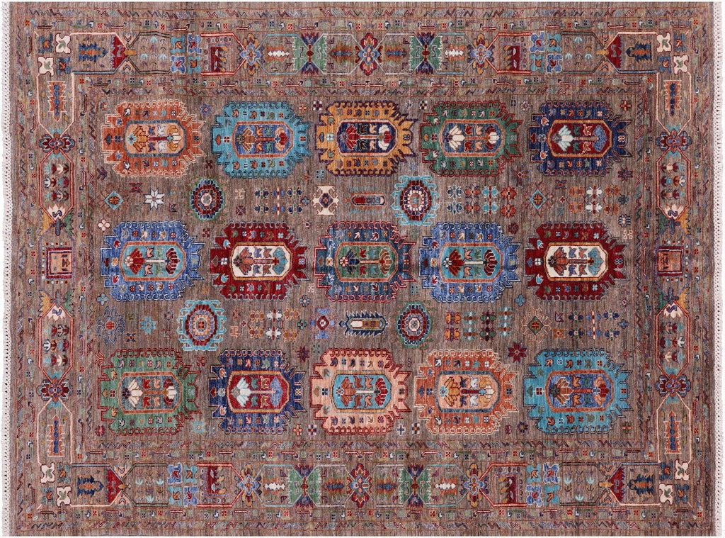 Hand Knotted Fine Turkmen Ersari Rug - Manhattan Rugs