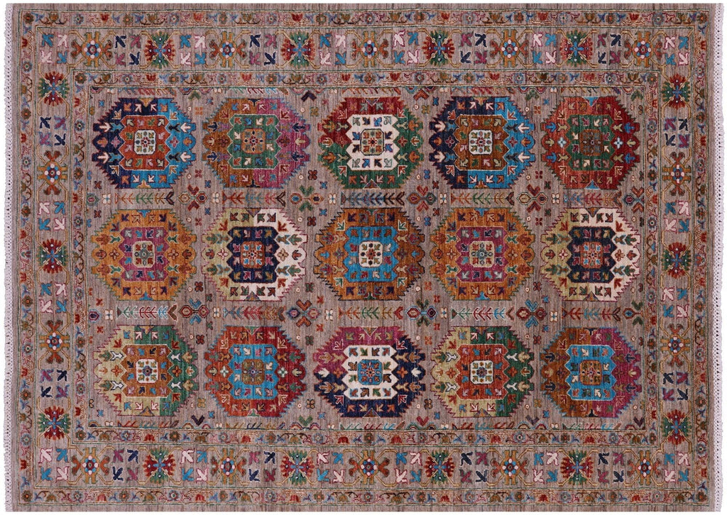 Fine Turkmen Hand Knotted Wool Rug - Manhattan Rugs
