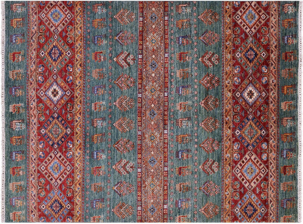 Hand-Knotted Persian Gabbeh Tribal Wool Rug - Manhattan Rugs