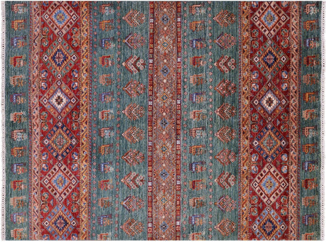 Hand-Knotted Persian Gabbeh Tribal Wool Rug - Manhattan Rugs