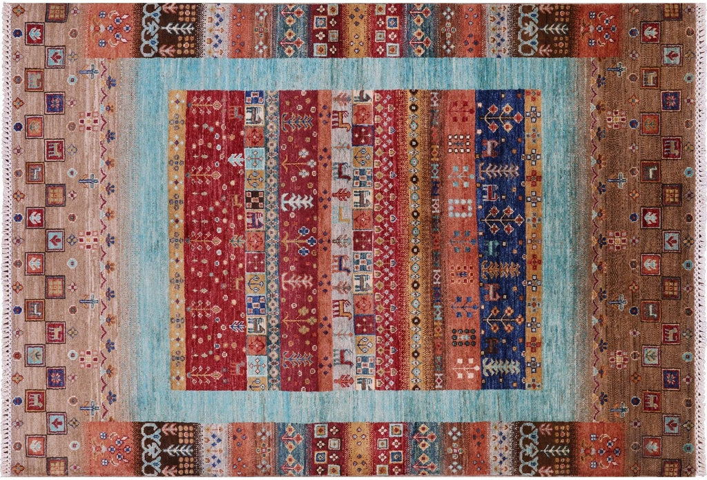Persian Gabbeh Tribal Hand-Knotted Wool Rug - Manhattan Rugs