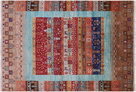 Persian Gabbeh Tribal Hand-Knotted Wool Rug - Manhattan Rugs
