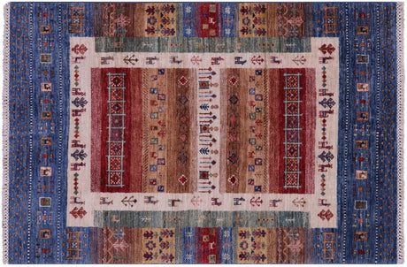 Persian Gabbeh Tribal Handmade Wool Rug - Manhattan Rugs
