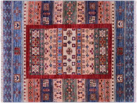 Handmade Tribal Persian Gabbeh Wool Rug - Manhattan Rugs