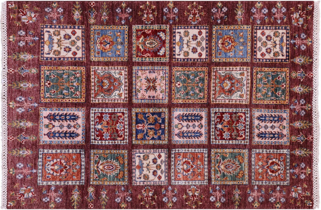 Garden Design Persian Handmade Wool Rug - Manhattan Rugs