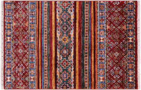Khorjin Super Kazak Hand-Knotted Wool Rug - Manhattan Rugs