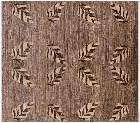 Modern Hand Knotted Wool Natural Rug - Manhattan Rugs
