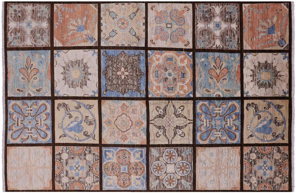 Stained Glass Design William Morris Hand Knotted Rug - Manhattan Rugs