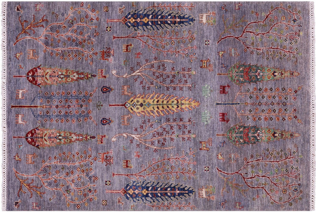 Persian Gabbeh Tribal Handmade Wool Rug - Manhattan Rugs