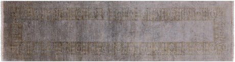 Hand Knotted Overdyed Full Pile Wool Runner Rug - Manhattan Rugs