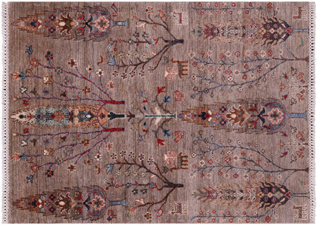 Persian Gabbeh Tribal Hand Knotted Wool Rug - Manhattan Rugs