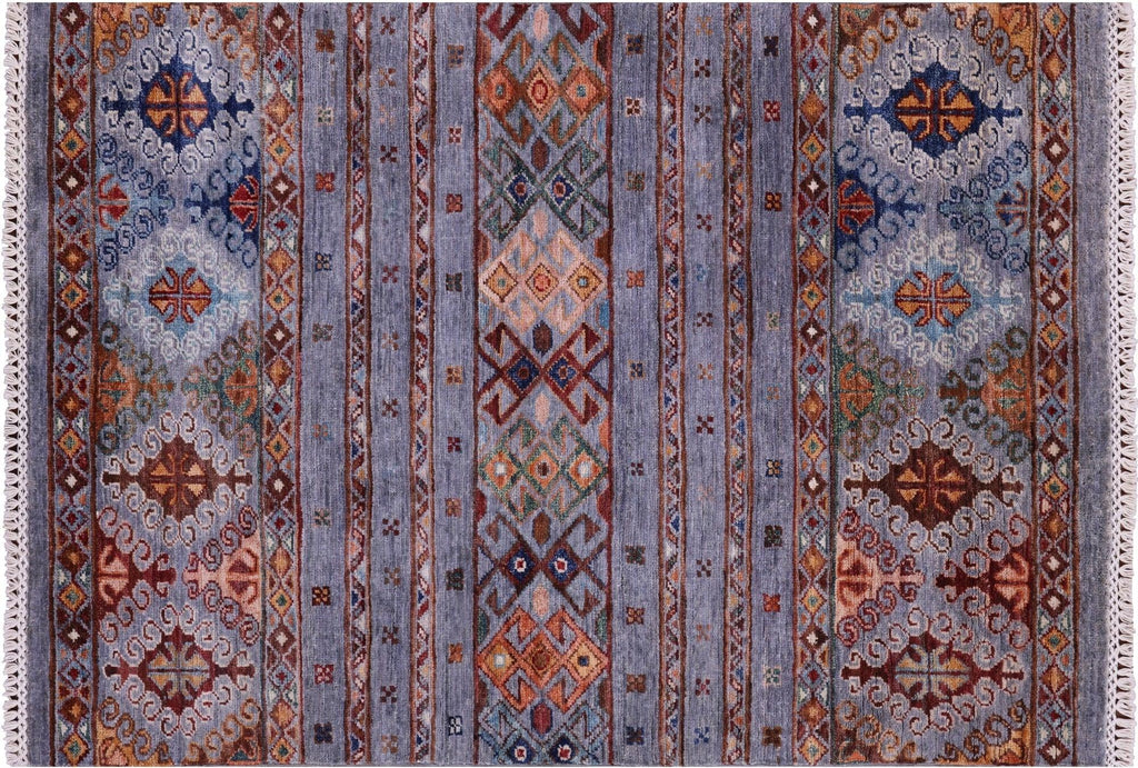 Hand-Knotted Khorjin Super Kazak Rug - Manhattan Rugs