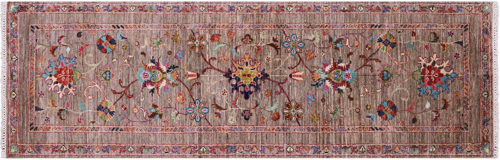 Runner Persian Tabriz Hand-Knotted Wool Rug - Manhattan Rugs