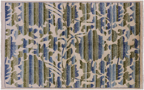 Hand Knotted Rose Garden William Morris Wool Rug - Manhattan Rugs