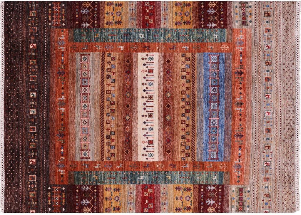 Persian Gabbeh Tribal Handmade Rug - Manhattan Rugs